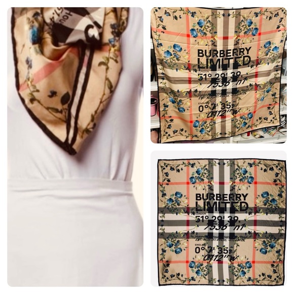 Limited edition Burberry scarf NWOT…beautiful ❤️❤️❤️ - Picture 2 of 16